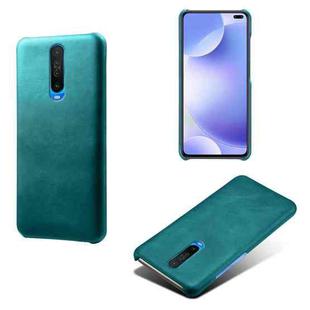 For Xiaomi Poco F2 Pro / Redmi K30 4G / K30i 5G / POCO X2 Calf Texture PC + PU Phone Case(Green)