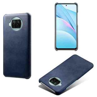 For Xiaomi Mi 10T Lite 5G Calf Texture PC + PU Phone Case(Blue)