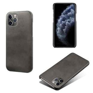 Calf Texture PC + PU Phone Case For iPhone 11 Pro Max(Black)