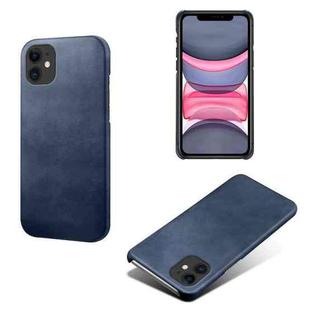 Calf Texture PC + PU Phone Case For iPhone 11(Blue)