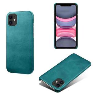 Calf Texture PC + PU Phone Case For iPhone 11(Green)