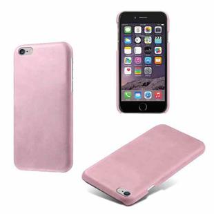 Calf Texture PC + PU Phone Case For iPhone 6 Plus & 6s Plus(Pink)