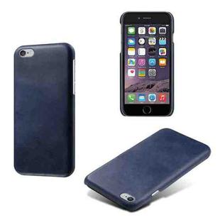 Calf Texture PC + PU Phone Case For iPhone 6 Plus & 6s Plus(Blue)