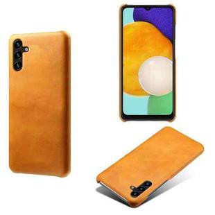 Calf Texture  PC + PU Phone Case For Samsung Galaxy A13 5G(Orange)
