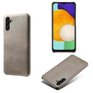 Calf Texture  PC + PU Phone Case For Samsung Galaxy A13 5G(Grey)
