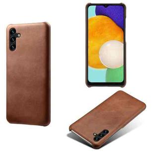 Calf Texture  PC + PU Phone Case For Samsung Galaxy A13 5G(Brown)