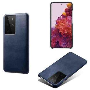 Calf Texture  PC + PU Phone Case For Samsung Galaxy S30 Ultra(Blue)