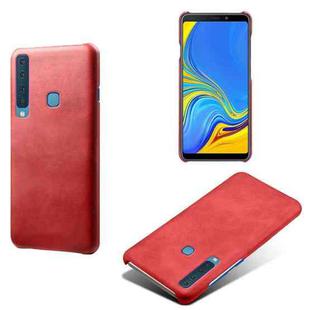 Calf Texture  PC + PU Phone Case For Samsung Galaxy A9 (2018)(Red)