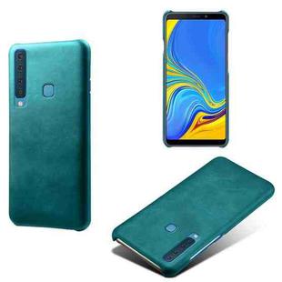 Calf Texture  PC + PU Phone Case For Samsung Galaxy A9 (2018)(Green)