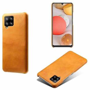 Calf Texture  PC + PU Phone Case For Samsung Galaxy A41(Orange)