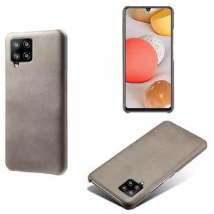 Calf Texture  PC + PU Phone Case For Samsung Galaxy A41(Grey)