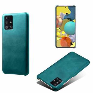 Calf Texture  PC + PU Phone Case For Samsung Galaxy A51 5G(Green)