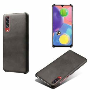 Calf Texture  PC + PU Phone Case For Samsung Galaxy A70S(Black)