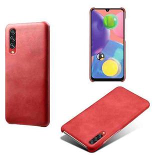 Calf Texture  PC + PU Phone Case For Samsung Galaxy A70S(Red)