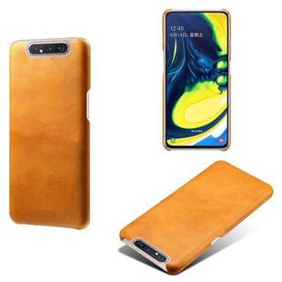 Calf Texture  PC + PU Phone Case For Samsung Galaxy A90 / A80(Orange)