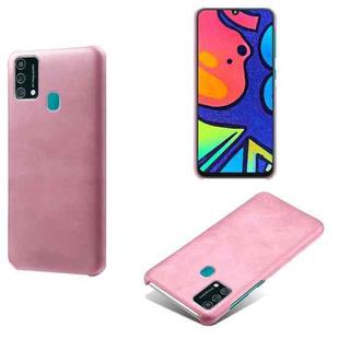 Calf Texture  PC + PU Phone Case For Samsung Galaxy F41(Pink)