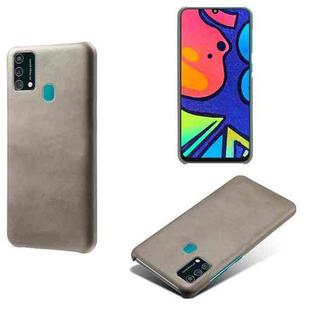 Calf Texture  PC + PU Phone Case For Samsung Galaxy F41(Grey)