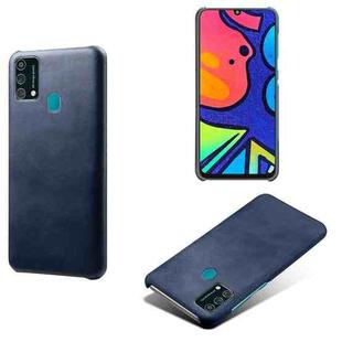 Calf Texture  PC + PU Phone Case For Samsung Galaxy F41(Blue)