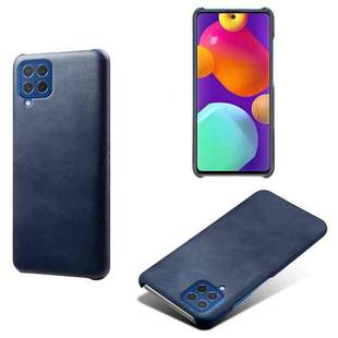 For Samsung Galaxy F62 / M62 Calf Texture  PC + PU Phone Case(Blue)