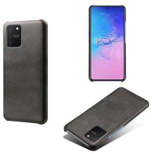 For Samsung Galaxy S10 Lite Calf Texture  PC + PU Phone Case(Black)