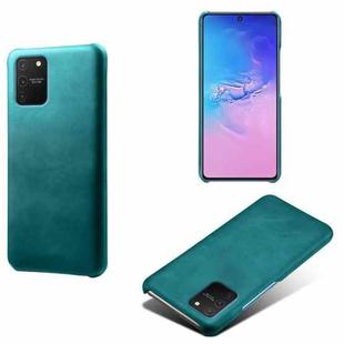 For Samsung Galaxy S10 Lite Calf Texture  PC + PU Phone Case(Green)