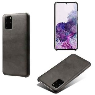 For Samsung Galaxy S20+ Calf Texture  PC + PU Phone Case(Black)