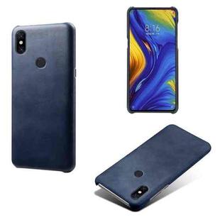 For Xiaomi Mi Mix 3 Calf Texture PC + PU Phone Case(Blue)