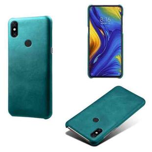 For Xiaomi Mi Mix 3 Calf Texture PC + PU Phone Case(Green)