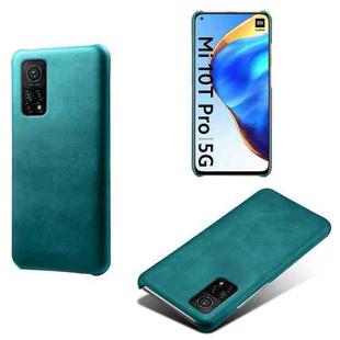 For Xiaomi Mi 10T 5G Calf Texture PC + PU Phone Case(Green)