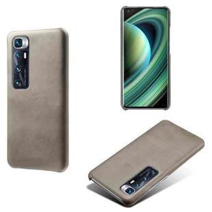 For Xiaomi Mi 10 Ultra Calf Texture PC + PU Phone Case(Grey)