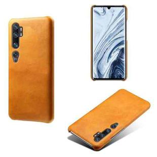 For Xiaomi Mi CC9 Pro / Mi Note 10 Pro / Mi Note 10 Calf Texture PC + PU Phone Case(Orange)