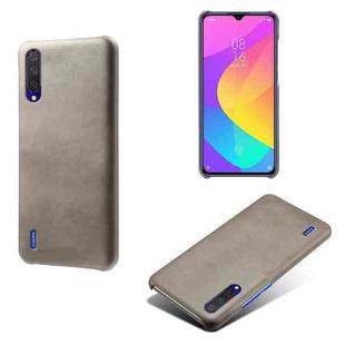 For Xiaomi Mi CC9 / Mi 9 Lite Calf Texture PC + PU Phone Case(Grey)