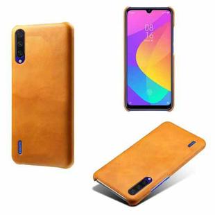 For Xiaomi Mi CC9e / Mi A3 Calf Texture PC + PU Phone Case(Orange)