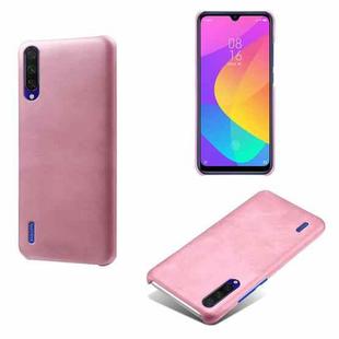 For Xiaomi Mi CC9e / Mi A3 Calf Texture PC + PU Phone Case(Pink)