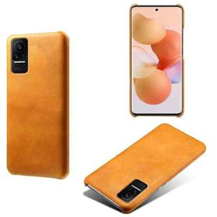 For Xiaomi Civi Calf Texture PC + PU Phone Case(Orange)