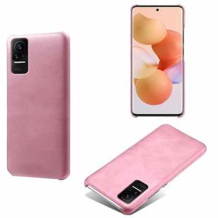 For Xiaomi Civi Calf Texture PC + PU Phone Case(Pink)
