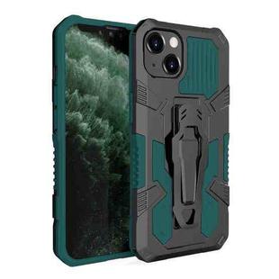 For iPhone 13 Pro Machine Armor Warrior PC + TPU Phone Case (Green)