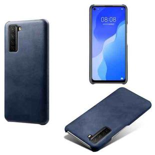 For Huawei nova 7 SE Calf Texture PC + PU Phone Case(Blue)