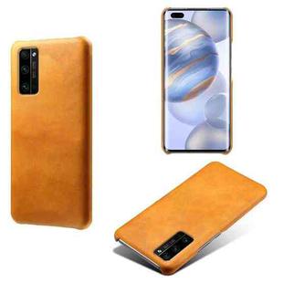For Honor 30 Pro Calf Texture PC + PU Phone Case(Orange)