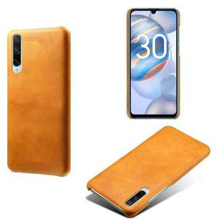 For Honor 30i Calf Texture PC + PU Phone Case(Orange)