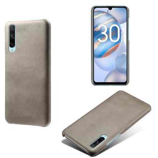 For Honor 30i Calf Texture PC + PU Phone Case(Grey)