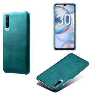 For Honor 30i Calf Texture PC + PU Phone Case(Green)