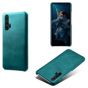 For Honor 20 Pro Calf Texture PC + PU Phone Case(Green)