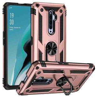 For OPPO Reno2 Z Shockproof TPU + PC Phone Case(Rose Gold)