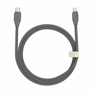 Baseus CAGD020001 Jelly Series 20W Type-C to 8 Pin Liquid Silicone Fast Charging Data Cable, Cable Length: 1.2m(Black)