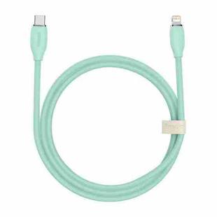 Baseus CAGD020006 Jelly Series 20W Type-C to 8 Pin Liquid Silicone Fast Charging Data Cable, Cable Length: 1.2m(Green)