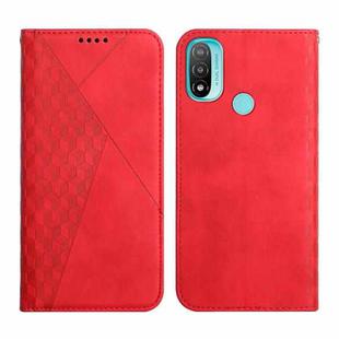For Motorola Moto E20 / E30 / E40 Skin Feel Magnetic Leather Phone Case(Red)