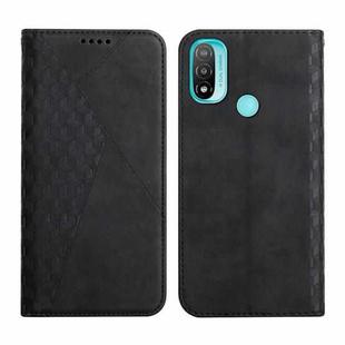 For Motorola Moto E20 / E30 / E40 Skin Feel Magnetic Leather Phone Case(Black)