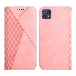 For Motorola Moto G50 5G Skin Feel Magnetic Leather Phone Case(Rose Gold)