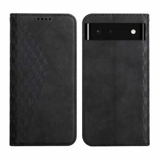 For Google Pixel 6 Skin Feel Magnetic Leather Phone Case(Black)